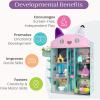 image:imageGabbys Dollhouse Purrfect Playhouse by Delta Children  Features Sounds amp Light Up Ear  Includes 20 Accessories  Fits 8inch Dolls  Pretend Play Dream Gift for Ages 3