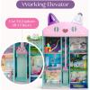 image:imageGabbys Dollhouse Purrfect Playhouse by Delta Children  Features Sounds amp Light Up Ear  Includes 20 Accessories  Fits 8inch Dolls  Pretend Play Dream Gift for Ages 3