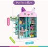 image:imageGabbys Dollhouse Purrfect Playhouse by Delta Children  Features Sounds amp Light Up Ear  Includes 20 Accessories  Fits 8inch Dolls  Pretend Play Dream Gift for Ages 3