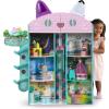 image:imageGabbys Dollhouse Purrfect Playhouse by Delta Children  Features Sounds amp Light Up Ear  Includes 20 Accessories  Fits 8inch Dolls  Pretend Play Dream Gift for Ages 3