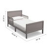 image:imageDelta Children Bennett Wood Toddler Bed  Greenguard Gold Certified Dark ChocolateGrey