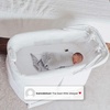 image:imageSimmons Kids Deluxe HandsFree AutoGlide Bedside Bassinet  Portable Crib Features Silent Smooth Gliding Motion that Soothes Baby Arcadia