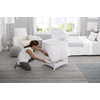 image:imageSimmons Kids Deluxe HandsFree AutoGlide Bedside Bassinet  Portable Crib Features Silent Smooth Gliding Motion that Soothes Baby Arcadia