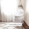 image:imageSimmons Kids Deluxe HandsFree AutoGlide Bedside Bassinet  Portable Crib Features Silent Smooth Gliding Motion that Soothes Baby Arcadia