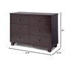 image:imageSimmons Kids Rowen Double Dresser Black Espresso