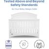image:imageSimmons Kids SlumberTime Emma 4in1 Convertible Baby Crib N More  Greenguard Gold Certified Bianca WhiteBianca White