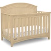 image:imageSimmons Kids SlumberTime Emma 4in1 Convertible Baby Crib N More  Greenguard Gold Certified Bianca WhiteNatural Sandstone