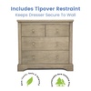 image:imageSimmons Kids SlumberTime Paloma 4 Drawer Dresser with Changing Top Rustic Whitewash