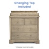 image:imageSimmons Kids SlumberTime Paloma 4 Drawer Dresser with Changing Top Rustic Whitewash