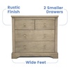 image:imageSimmons Kids SlumberTime Paloma 4 Drawer Dresser with Changing Top Rustic Whitewash