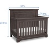 image:imageSimmons Kids SlumberTime Paloma 4in1 Convertible Crib Rustic Grey