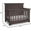 image:imageSimmons Kids SlumberTime Paloma 4in1 Convertible Crib Rustic Grey