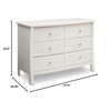 image:imageSimmons Kids Slumbertime Madisson 6 Drawer Dresser White Ambiance