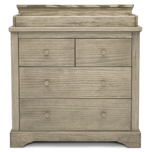 image:imageSimmons Kids SlumberTime Paloma 4 Drawer Dresser with Changing Top Rustic Whitewash