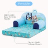 image:imageDelta Children  Bluey Cozee Buddy FlipOut Kids Chair BlueBlue