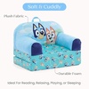 image:imageDelta Children  Bluey Cozee Buddy FlipOut Kids Chair BlueBlue