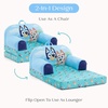 image:imageDelta Children  Bluey Cozee Buddy FlipOut Kids Chair BlueBlue