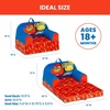 image:imageDelta Children  Bluey Cozee Buddy FlipOut Kids Chair BlueCars