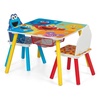 image:imageDelta Children Sesame Street Kids Table and 2 Chair Set with Storage Blue  Greenguard Gold Certified Kids Table amp Chair Set for Toddlers amp Children for ArtsCrafts Snack Time Durable Activity Table