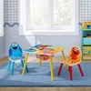 image:imageDelta Children Sesame Street Kids Table and 2 Chair Set with Storage Blue  Greenguard Gold Certified Kids Table amp Chair Set for Toddlers amp Children for ArtsCrafts Snack Time Durable Activity Table