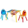 image:imageDelta Children Sesame Street Kids Table and 2 Chair Set with Storage Blue  Greenguard Gold Certified Kids Table amp Chair Set for Toddlers amp Children for ArtsCrafts Snack Time Durable Activity Table