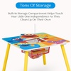image:imageDelta Children Sesame Street Kids Table and 2 Chair Set with Storage Blue  Greenguard Gold Certified Kids Table amp Chair Set for Toddlers amp Children for ArtsCrafts Snack Time Durable Activity Table
