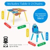 image:imageDelta Children Sesame Street Kids Table and 2 Chair Set with Storage Blue  Greenguard Gold Certified Kids Table amp Chair Set for Toddlers amp Children for ArtsCrafts Snack Time Durable Activity Table