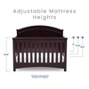 image:imageSimmons Kids SlumberTime Emma Convertible Baby Crib N More Black Espresso