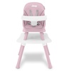image:imageJeep Milestone 6in1 Convertible High Chair by Delta Children Light Grey  6in1 High Chair Converts to Stool Booster Seat Toddler Chair Activity Table and Desk and Chair for Babies amp ToddlersLight Pink