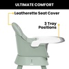 image:imageJeep Milestone 6in1 Convertible High Chair by Delta Children Light Grey  6in1 High Chair Converts to Stool Booster Seat Toddler Chair Activity Table and Desk and Chair for Babies amp ToddlersSage Green