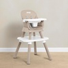 image:imageJeep Milestone 6in1 Convertible High Chair by Delta Children Light Grey  6in1 High Chair Converts to Stool Booster Seat Toddler Chair Activity Table and Desk and Chair for Babies amp ToddlersLight Tan