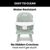 image:imageJeep Milestone 6in1 Convertible High Chair by Delta Children Light Grey  6in1 High Chair Converts to Stool Booster Seat Toddler Chair Activity Table and Desk and Chair for Babies amp ToddlersSage Green