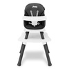 image:imageJeep Milestone 6in1 Convertible High Chair by Delta Children Light Grey  6in1 High Chair Converts to Stool Booster Seat Toddler Chair Activity Table and Desk and Chair for Babies amp ToddlersBlack