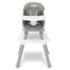 image:imageJeep Milestone 6in1 Convertible High Chair by Delta Children Light Grey  6in1 High Chair Converts to Stool Booster Seat Toddler Chair Activity Table and Desk and Chair for Babies amp ToddlersLight Grey