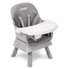 image:imageJeep Milestone 6in1 Convertible High Chair by Delta Children Light Grey  6in1 High Chair Converts to Stool Booster Seat Toddler Chair Activity Table and Desk and Chair for Babies amp ToddlersLight Grey