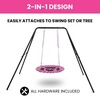 image:imageDelta Children Disney Minnie Mouse 40Inch Saucer Swing for Kids  Attaches to Swing Sets or Trees  Includes All Necessary Hanging Hardware amp Rope