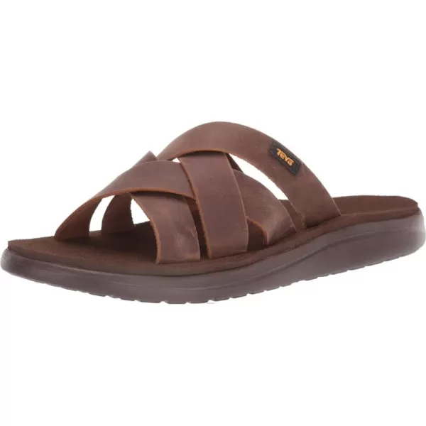 Teva Men's M Voya Slide Leather Sandal, 0