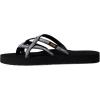 imageTeva Womens Olowahu FlipFlopPalms BlackWhite