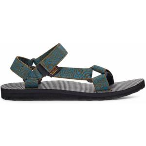 imageTeva Mens Original Universal Tiedye SandalLayered Rock Dark OliveBlue Coral