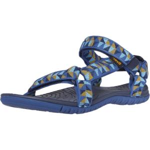 imageTeva UnisexChild T Hurricane 3 SandalCement Squares Blue Mist