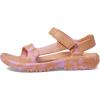 imageTeva UnisexAdult Kids Hurricane Drift SandalPeach Bloom Swirl