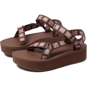 imageTeva Womens W Flatform Universal Crochet SandalUnwind