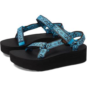 imageTeva Womens W Flatform Universal SandalBandana Aquarius