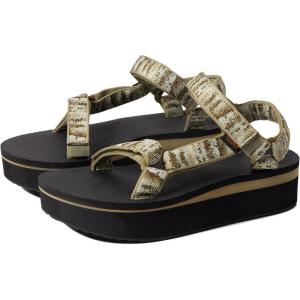 imageTeva Womens W Flatform Universal SandalIridescence Olive