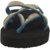 imageTeva UnisexChild K Olowahu SandalFlower Loom Blue Coral