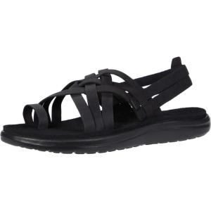 imageTEVA Womens Voya Strappy Lightweight Comfortable QuickDrying Casual Sport SandalBlack