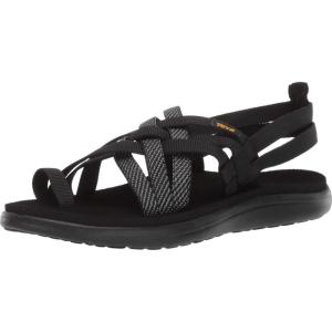 imageTEVA Womens Voya Strappy Lightweight Comfortable QuickDrying Casual Sport SandalHera Black