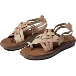 imageTEVA Womens Voya Strappy Lightweight Comfortable QuickDrying Casual Sport SandalPaint Tracks Doe