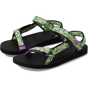 imageTeva UnisexChild Original Universal SandalBeach Floral Wild Lime