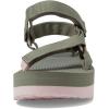 imageTeva Womens Flatform Universal Sport Sandal OliveWhisper 10